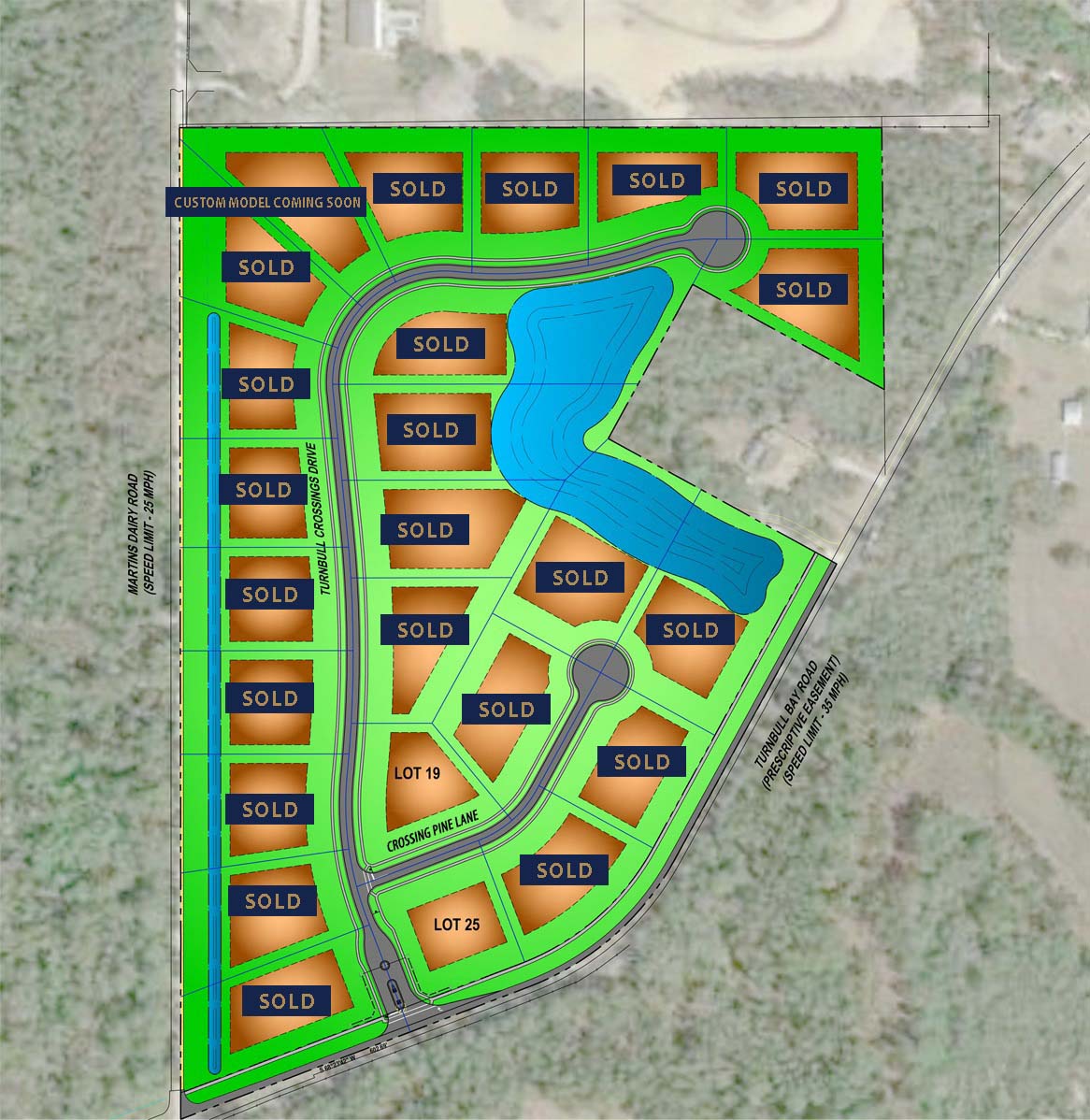 Lot 15 Sold, Lot 9 Custom Build